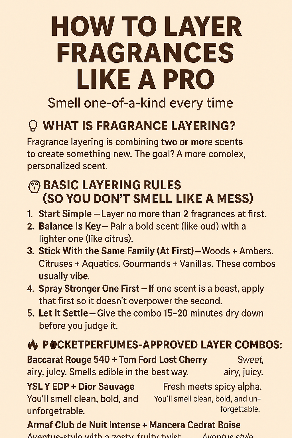How to Layer Fragrances Like a Pro: Smell One-of-a-Kind Every Time