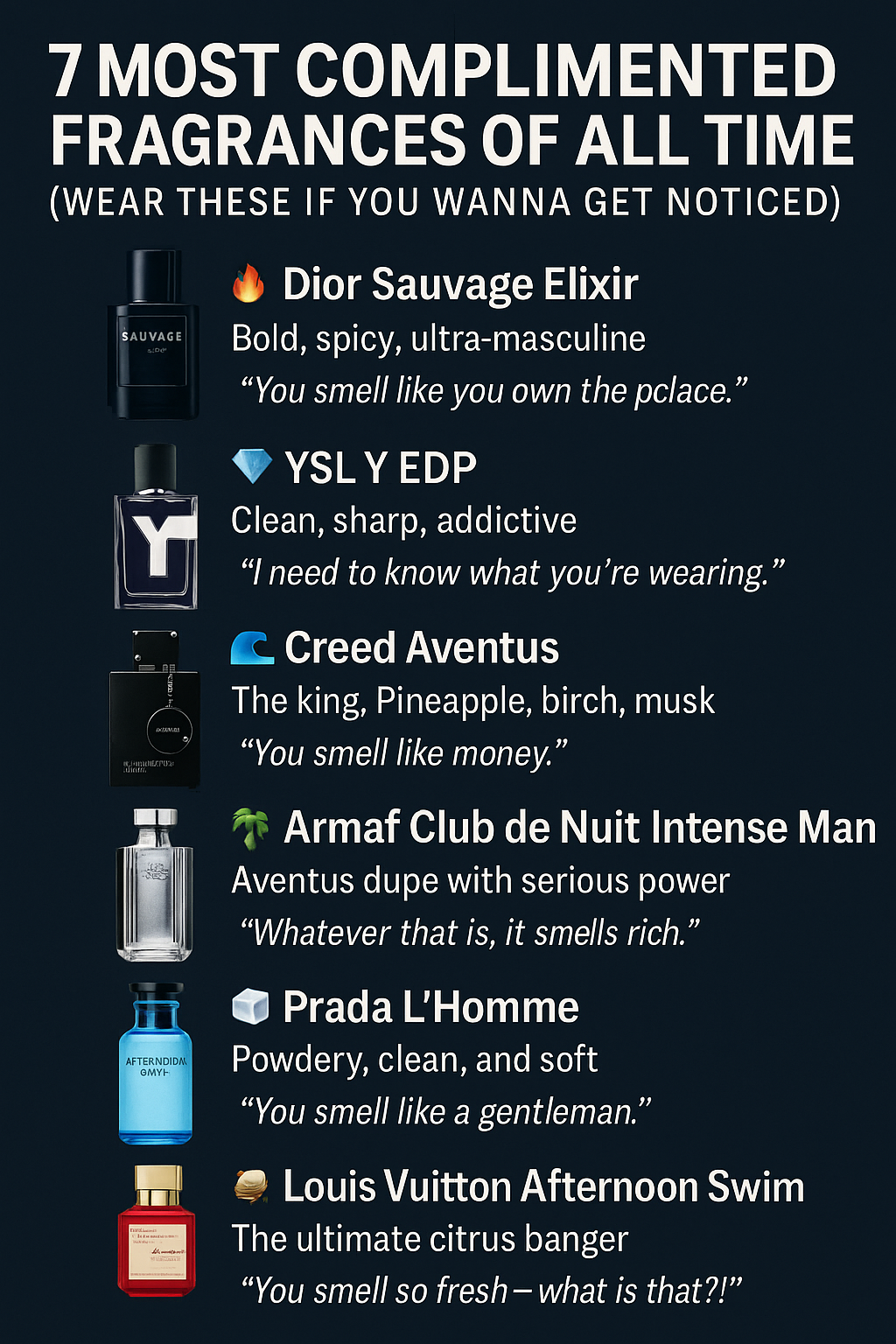 7 Most Complimented Fragrances of All Time (Wear These If You Wanna Get Noticed)