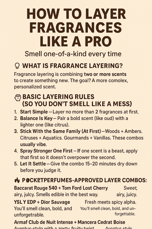 How to Layer Fragrances Like a Pro: Smell One-of-a-Kind Every Time